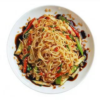 Mee goreng sayur (vegetariano)