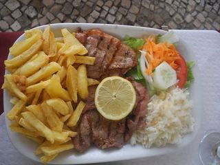 1/2 Dose de Febras Grelhadas