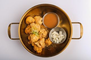 Korean fried chicken: Honey butter