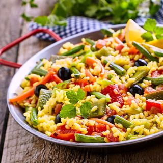 Paella De Verduras Vegana (Sin Gluten)