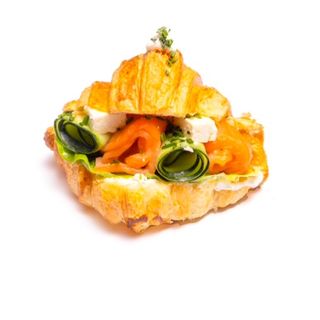 Mini croissant saumon fêta 