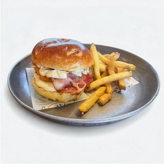 Old school bacon cheese burger