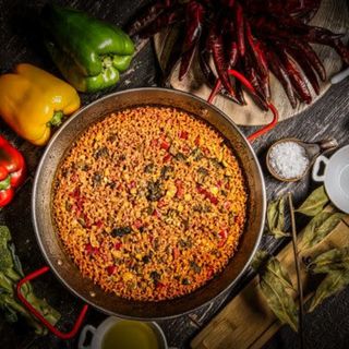Arroz seco de la huerta