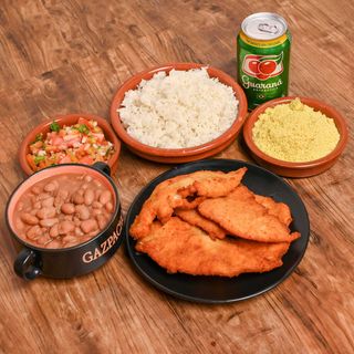 Menú Pechuga De Pollo Rebozada