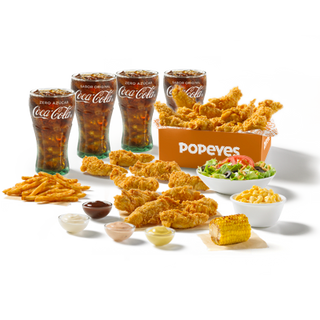 Menú 20 tenders + 4 combos 