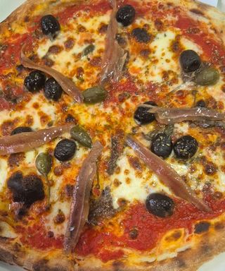 Pizza ambra (33 cm.)