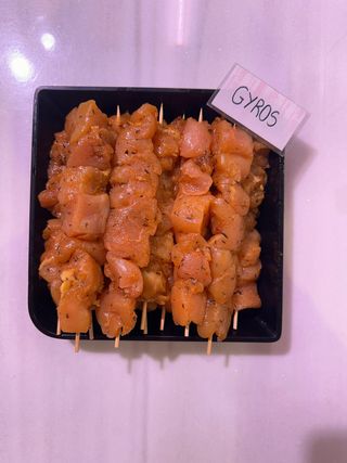 Pinchos de pollo certificado GYROS (500 g)