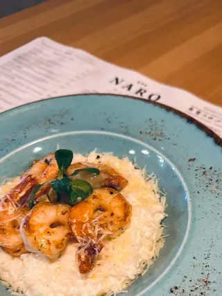 Risotto con gamberi