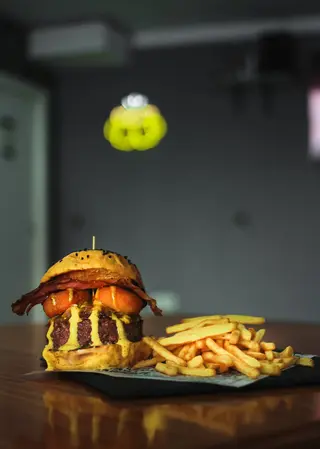 Burger La Bacon Miel