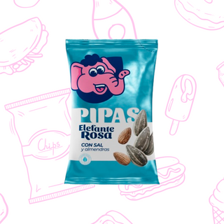 Pipa Sal con Almendra Elefante Rosa