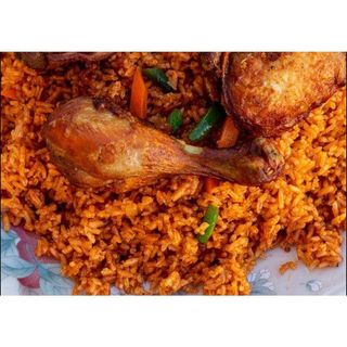 Suya Rice And Chicken Drumstick