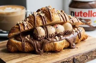 Croissant De Nutella Y Happy Hippo
