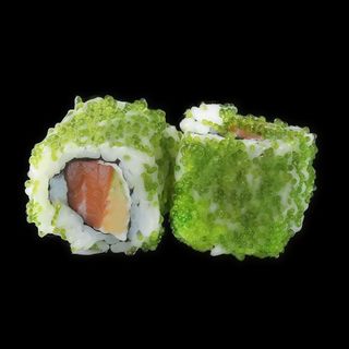 Uramaki Salmón Tobiko De Wasabi (8 uds.)