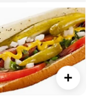 Menu Hot Dog Chicago