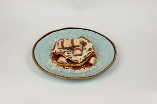 Panqueca com Nutella e Kinder Bueno 