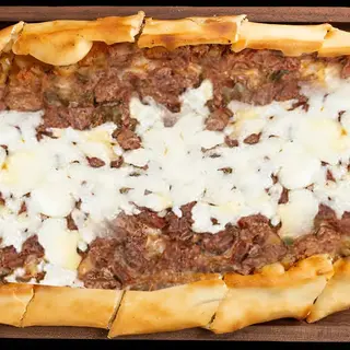 Пиде с тушеным мясом и сыром (420 г.)