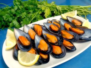 Mejillones al vapor