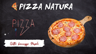 24 CM Pizza Quattro Formaggi cu Salam Napoli (dulce)