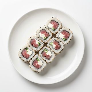 Uramaki De Atún Con Queso Crema (8 Pzs.)