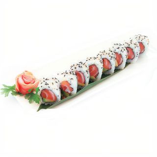 91. Salmón Y Aguacate Uramaki (8 Uds.)