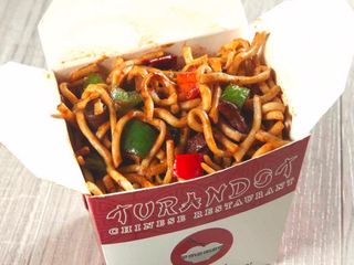 Лапша с курицей 