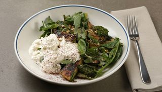 ყაბაყის სალათი სტრაჩატელათი