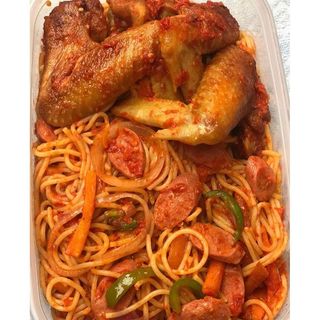 Spaghetti + Sausage + Chicken