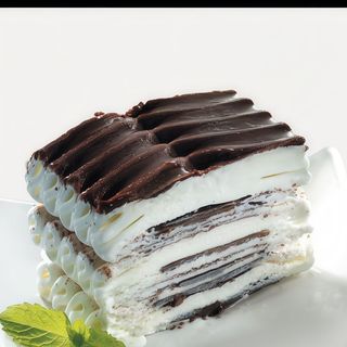 Pastis gelat de nata i chocolata