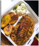 Lakrim Jollof Rice With Big Turkey And Plantain