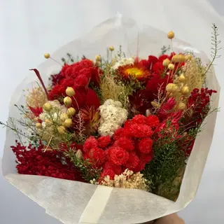 RAMO FLOR PRESERVADA (ROJO)