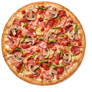 ლორით და სოკოთი