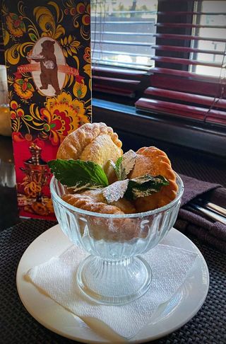 Жаренцы начиненные дикой брусникой