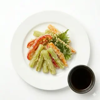 Tempura De Verduras Con Salsa De Soja (Media)