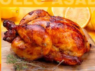 Menú 1/2 pollo asado