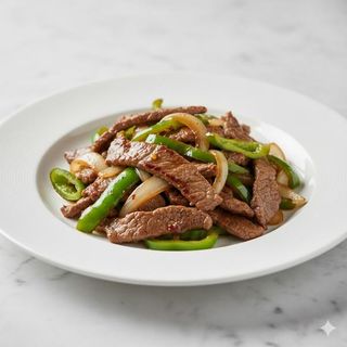 Ternera Con Pimiento Verde