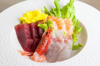 096 - Sashimi gambero rosso 3 pezzi