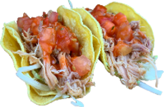 2 TACOS Tinga (Pollo)