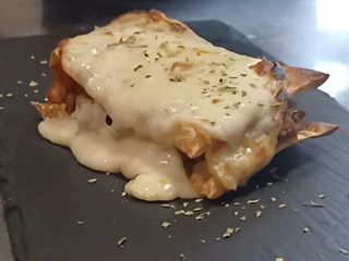 Crujiente lasaña black angus