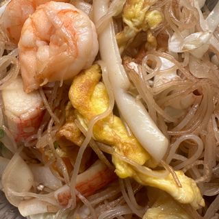 Spaghetti di riso misto mare