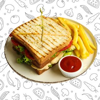 Клубный сэндвич с курицей	