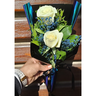 Bouquet Roses Blanches