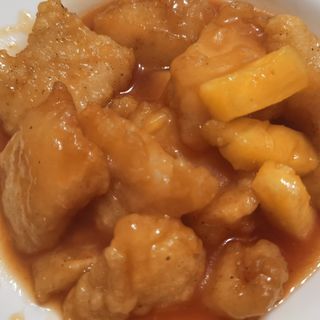 40-Merluza con salsa agridulce