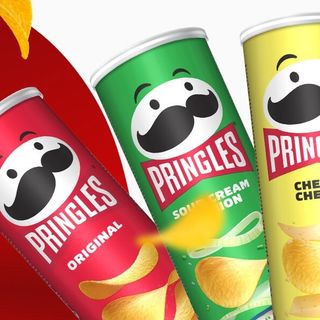 Чипси Pringles 165г Зі Смаком Сметана Зелень