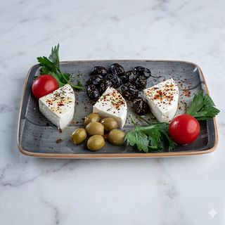 Beyaz Peynir Ve Zeytin