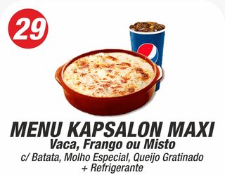 Menu Kapsalon Maxi