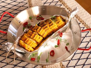 Кукуруза приготовленная на гриле