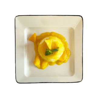 MOUSSE ALLO YOGURT CON MANGO