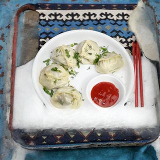 Манты с мясом (5шт)