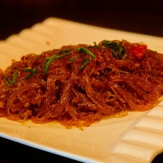 Spaghetti di soia piccante