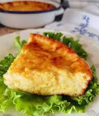 Печен кашкавал на фурна с гарнитура (300г)